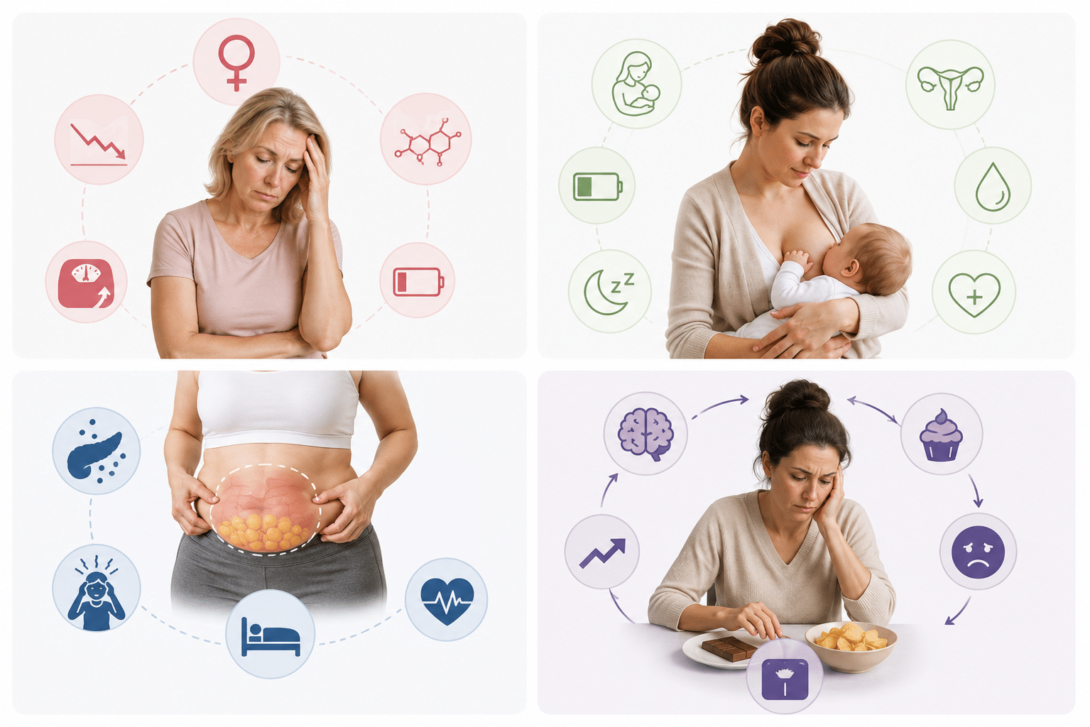 hormonálne brucho, večerné prejedanie, chudnutie po 40 roku
